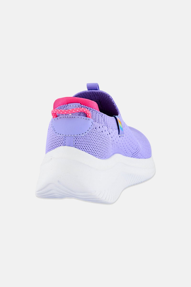 Mudd Kids Girl Slip On Outdoor Shoes, Light Purple - Image 3